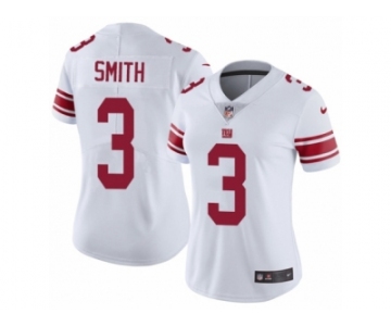 Women's Nike New York Giants #3 Geno Smith Vapor Untouchable Limited White NFL Jersey