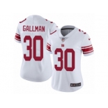 Women's Nike New York Giants #30 Wayne Gallman Vapor Untouchable Limited White NFL Jersey