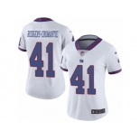 Women's Nike New York Giants #41 Dominique Rodgers-Cromartie Limited White Rush NFL Jersey