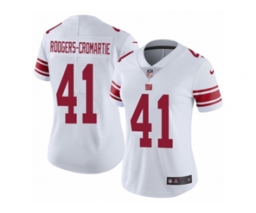 Women's Nike New York Giants #41 Dominique Rodgers-Cromartie Vapor Untouchable Limited White NFL Jersey