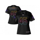 Women's Nike New York Giants #45 Will Tye Game Black Fashion NFL Jersey