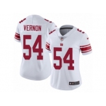 Women's Nike New York Giants #54 Olivier Vernon Vapor Untouchable Limited White NFL Jersey