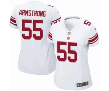 Women's Nike New York Giants #55 Ray-Ray Armstrong Game White NFL Jersey