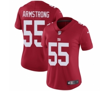 Women's Nike New York Giants #55 Ray-Ray Armstrong Red Alternate Vapor Untouchable Elite Player NFL Jersey