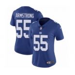 Women's Nike New York Giants #55 Ray-Ray Armstrong Royal Blue Team Color Vapor Untouchable Elite Player NFL Jersey