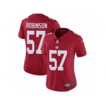 Women's Nike New York Giants #57 Keenan Robinson Vapor Untouchable Limited Red Alternate NFL Jersey