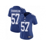 Women's Nike New York Giants #57 Keenan Robinson Vapor Untouchable Limited Royal Blue Team Color NFL Jersey