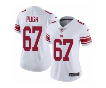 Women's Nike New York Giants #67 Justin Pugh Vapor Untouchable Limited White NFL Jersey