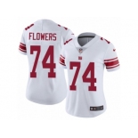 Women's Nike New York Giants #74 Ereck Flowers Vapor Untouchable Limited White NFL Jersey