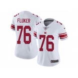 Women's Nike New York Giants #76 D.J. Fluker Vapor Untouchable Limited White NFL Jersey