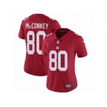 Women's Nike New York Giants #80 Phil McConkey Vapor Untouchable Limited Red Alternate NFL Jersey