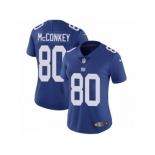 Women's Nike New York Giants #80 Phil McConkey Vapor Untouchable Limited Royal Blue Team Color NFL Jersey