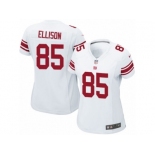 Women's Nike New York Giants #85 Rhett Ellison Limited White NFL Jersey