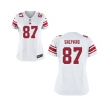 Women's Nike New York Giants #87 Sterling Shepard White NFL Jersey