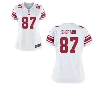 Women's Nike New York Giants #87 Sterling Shepard White NFL Jersey