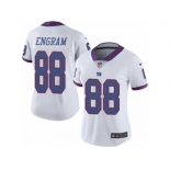 Women's Nike New York Giants #88 Evan Engram Limited White Rush NFL Jersey