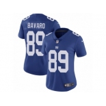 Women's Nike New York Giants #89 Mark Bavaro Vapor Untouchable Limited Royal Blue Team Color NFL Jersey