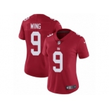 Women's Nike New York Giants #9 Brad Wing Vapor Untouchable Limited Red Alternate NFL Jersey