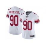 Women's Nike New York Giants #90 Jason Pierre-Paul Vapor Untouchable Limited White NFL Jersey