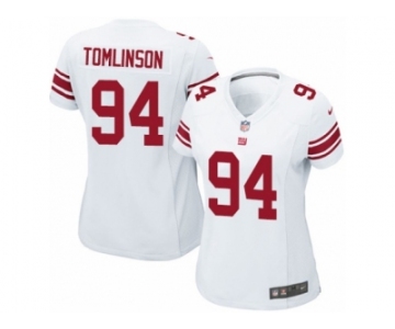 Women's Nike New York Giants #94 Dalvin Tomlinson Game White NFL Jersey