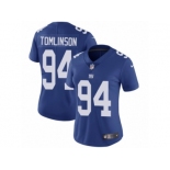 Women's Nike New York Giants #94 Dalvin Tomlinson Vapor Untouchable Limited Royal Blue Team Color NFL Jersey