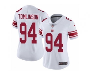 Women's Nike New York Giants #94 Dalvin Tomlinson Vapor Untouchable Limited White NFL Jersey