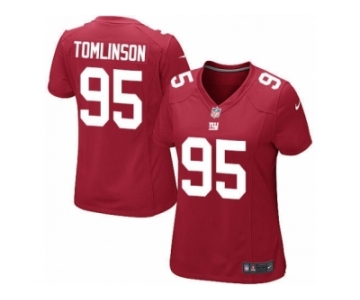 Women's Nike New York Giants #95 Dalvin Tomlinson Limited Red Alternate NFL Jersey