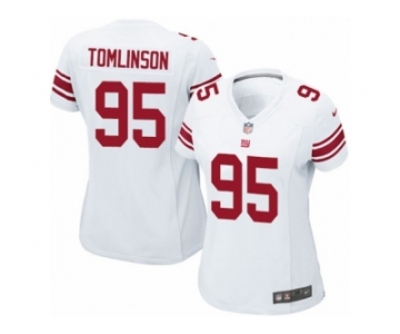 Women's Nike New York Giants #95 Dalvin Tomlinson Limited White NFL Jersey