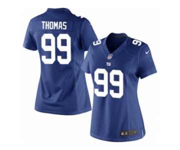 Women's Nike New York Giants #99 Robert Thomas Limited Royal Blue Team Color NFL Jersey