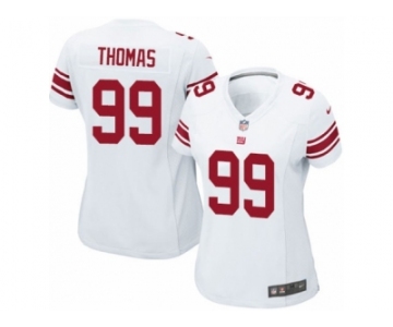 Women's Nike New York Giants #99 Robert Thomas Limited White NFL Jersey