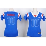 nike women nfl jerseys new york giants #10 eli manning blue[fashion Rhinestone sequins]