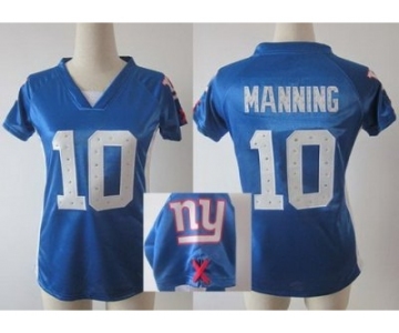 nike women nfl jerseys new york giants #10 manning blue[draft him ii top]