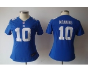 nike women nfl jerseys new york giants #10 manning blue[nike]