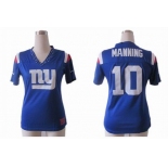 nike women nfl jerseys new york giants #10 manning field flirt fashion blue[nike 2012]