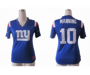 nike women nfl jerseys new york giants #10 manning field flirt fashion blue[nike 2012]