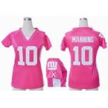 nike women nfl jerseys new york giants #10 manning pink[draft him ii top]