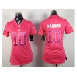 nike women nfl jerseys new york giants #10 manning pink[nike]