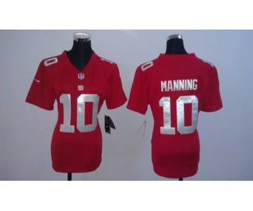 nike women nfl jerseys new york giants #10 manning red[nike]