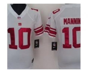 nike women nfl jerseys new york giants #10 manning white[nike]