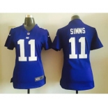 nike women nfl jerseys new york giants #11 stmms blue[nike]