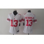 nike women nfl jerseys new york giants #13 beckhamjr white[nike]