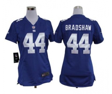 nike women nfl jerseys new york giants #44 bradshaw blue[nike]