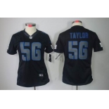 nike women nfl jerseys new york giants #56 taylor black[nike impact limited]