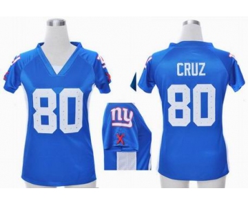 nike women nfl jerseys new york giants #80 cruz blue[draft him ii top]