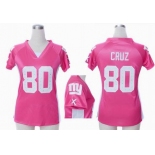 nike women nfl jerseys new york giants #80 cruz pink[draft him ii top]