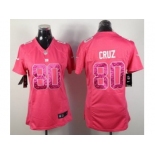 nike women nfl jerseys new york giants #80 cruz pink[nike]