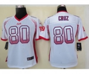 nike women nfl jerseys new york giants #80 victor cruz white[Elite drift fashion]