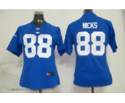 nike women nfl jerseys new york giants #88 nicks blue[nike]