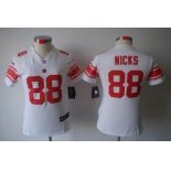 nike women nfl jerseys new york giants #88 nicks white[nike limited]