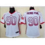 nike women nfl jerseys new york giants #90 pierre-paul white[Elite drift fashion]